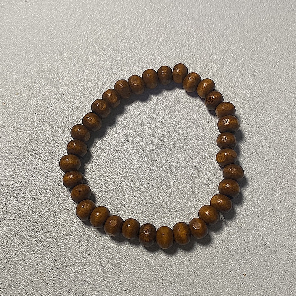 2 Brown beaded bracelets - Picture 2 of 8